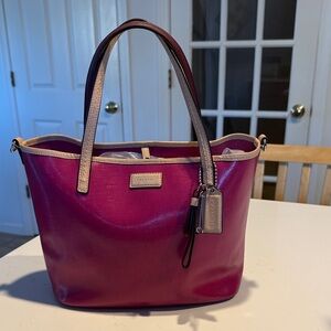Coach Park Metro Patent Tote